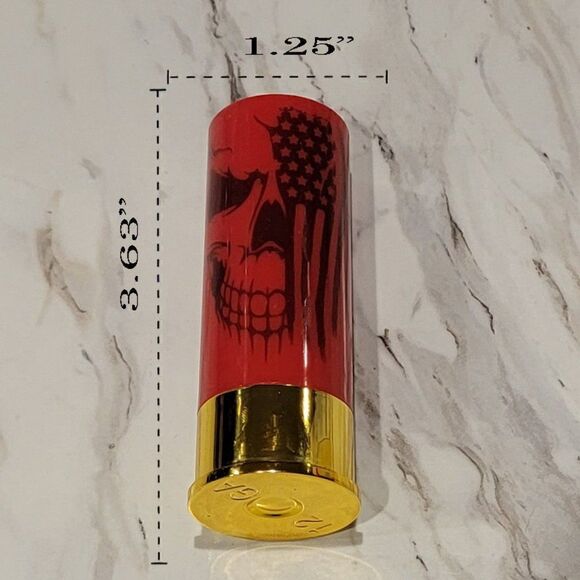 Personalized Shotgun Shell Shot Glass Photo Engraved Shot Glass - Picture 3 of 8
